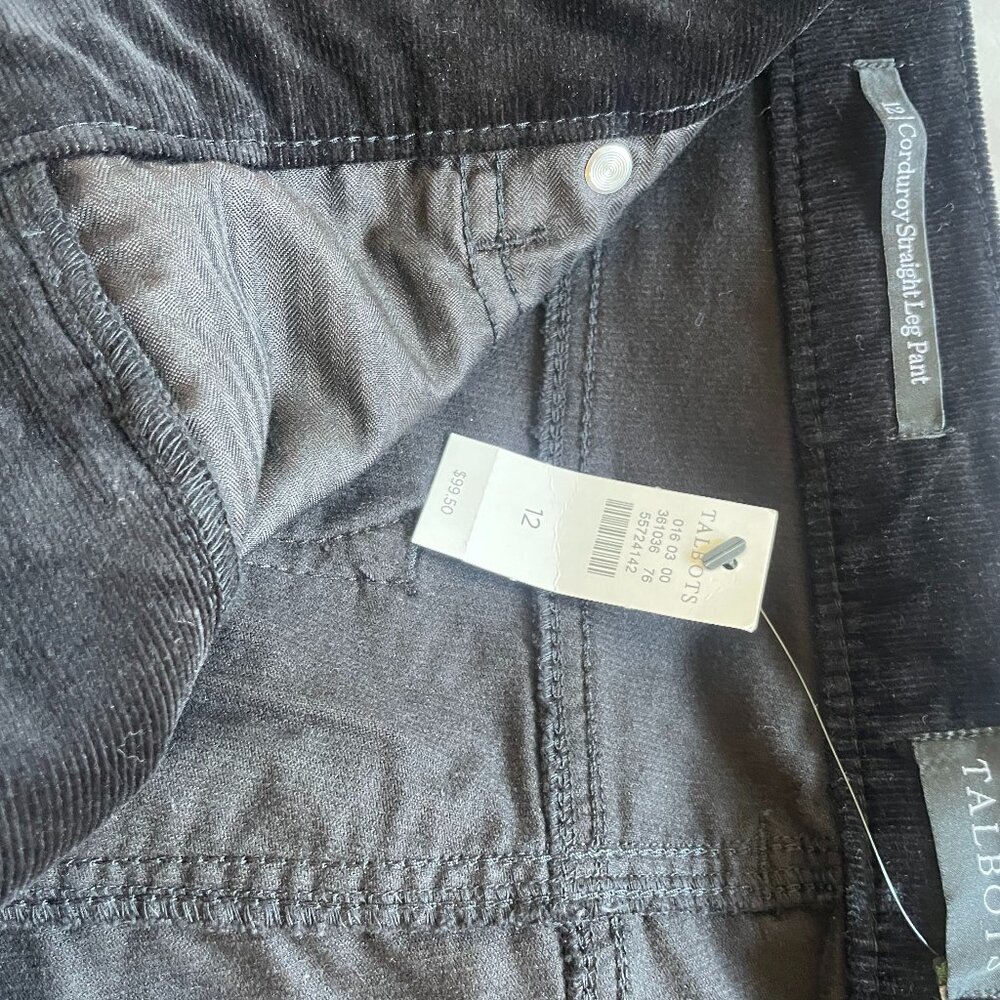 Women's Talbots Corduroy Straight Leg Pant